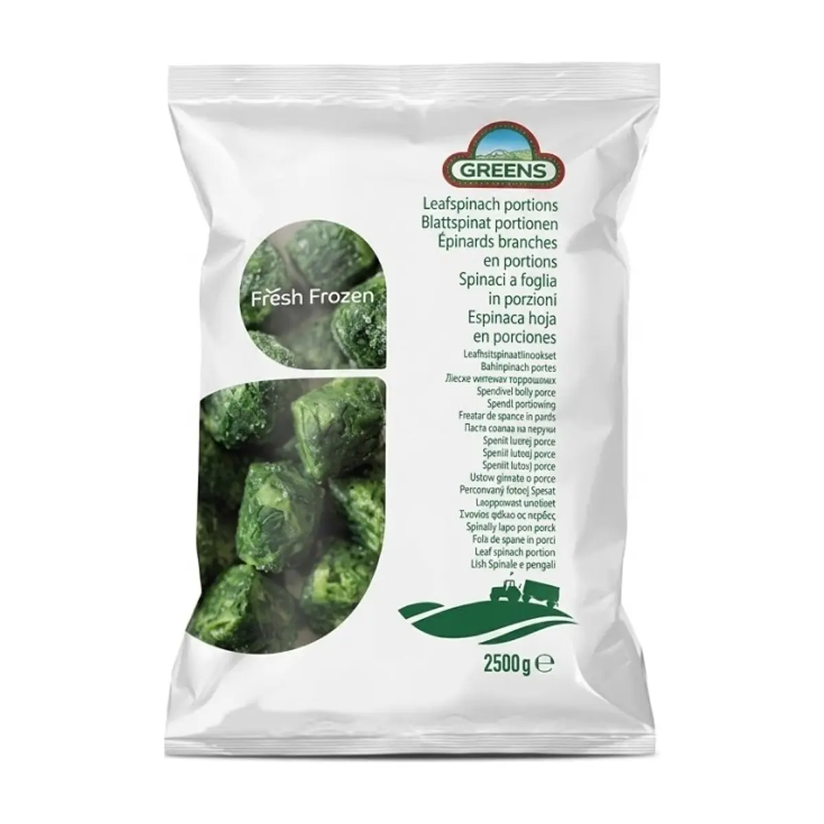 Espinaca Hoja Porción (2.5kg) D´ARTA