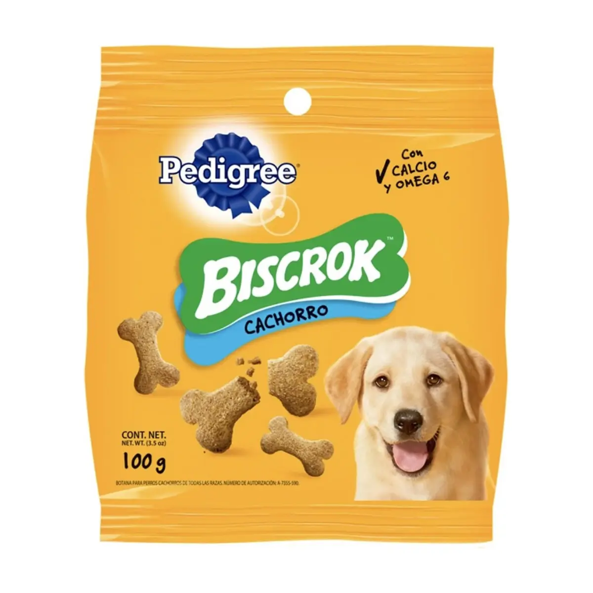 Galletas para perro cachorro Pedigree (100 g / 3.52 oz)