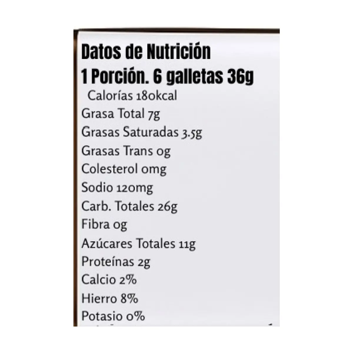 Galletas de chocolate con crema sabor vainilla Rellenitas GN (36 g / 1.27 oz) - Miniatura 2