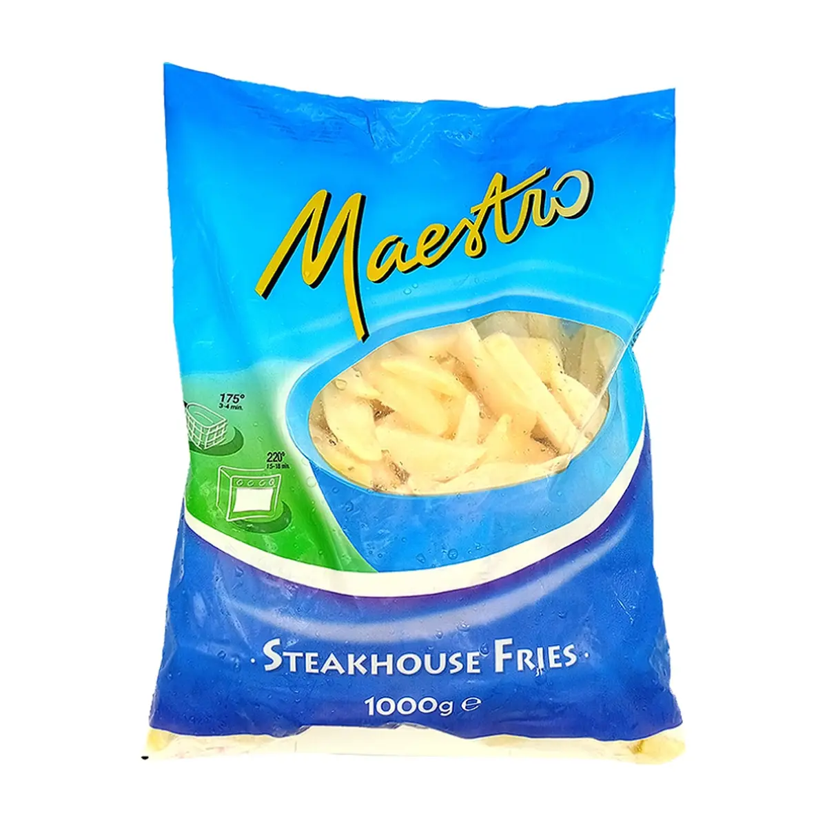 Papas prefritas steakhouse Maestro (1 kg / 2.2 lb)