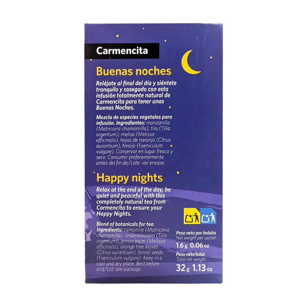 Infusión buenas noches Carmencita (32 g / 1.13 oz) - Thumbnail 3