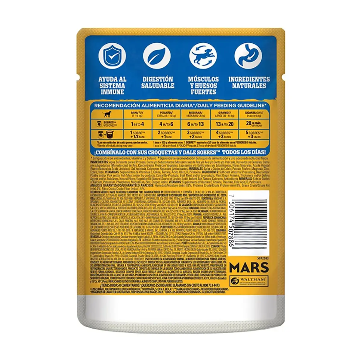 Comida para perros adultos con pollo en paté Pedigree (85 g / 2.99 oz) - Miniatura 5