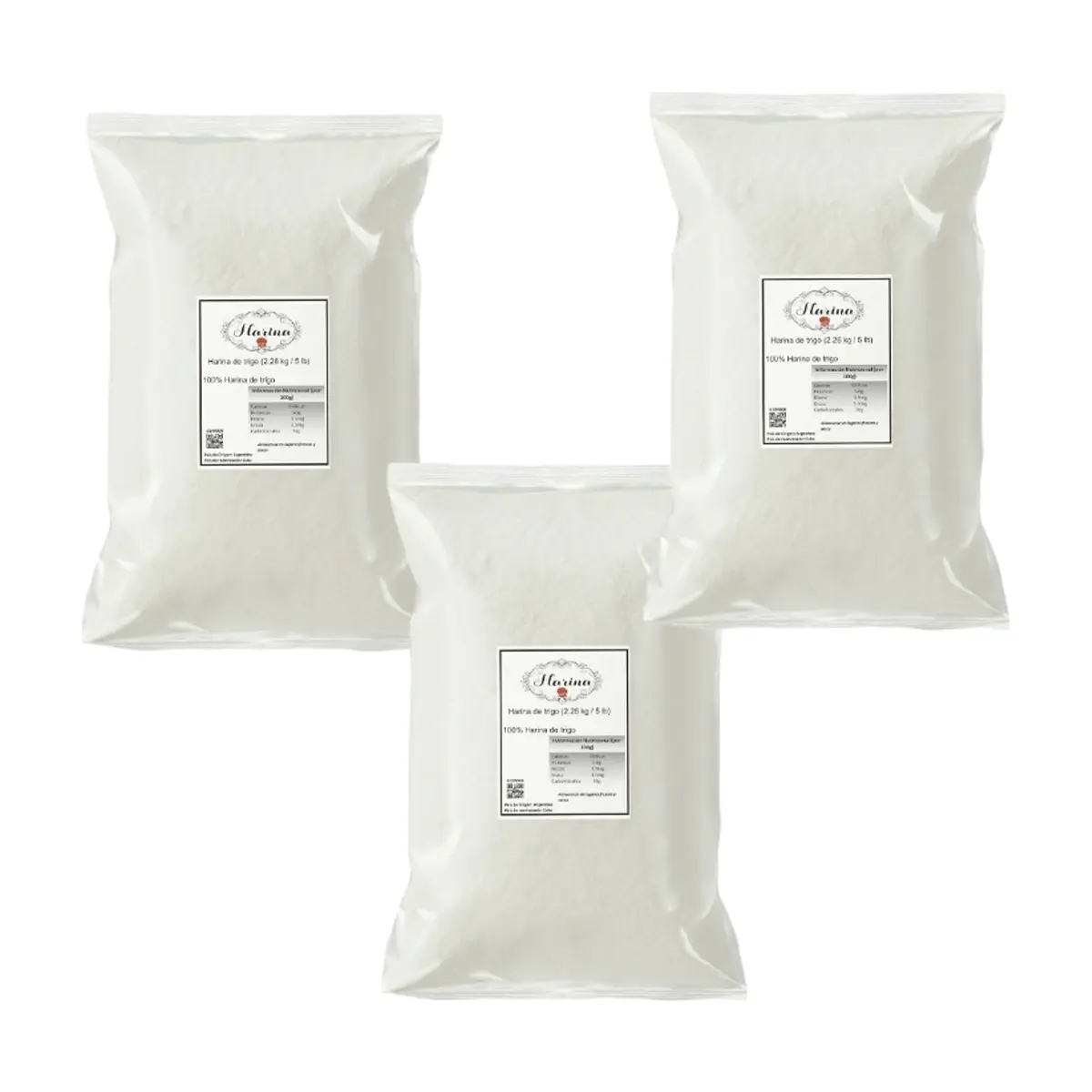 Harina de trigo Pida (3 x 2.26 kg / 5 lb) - Imagen 1