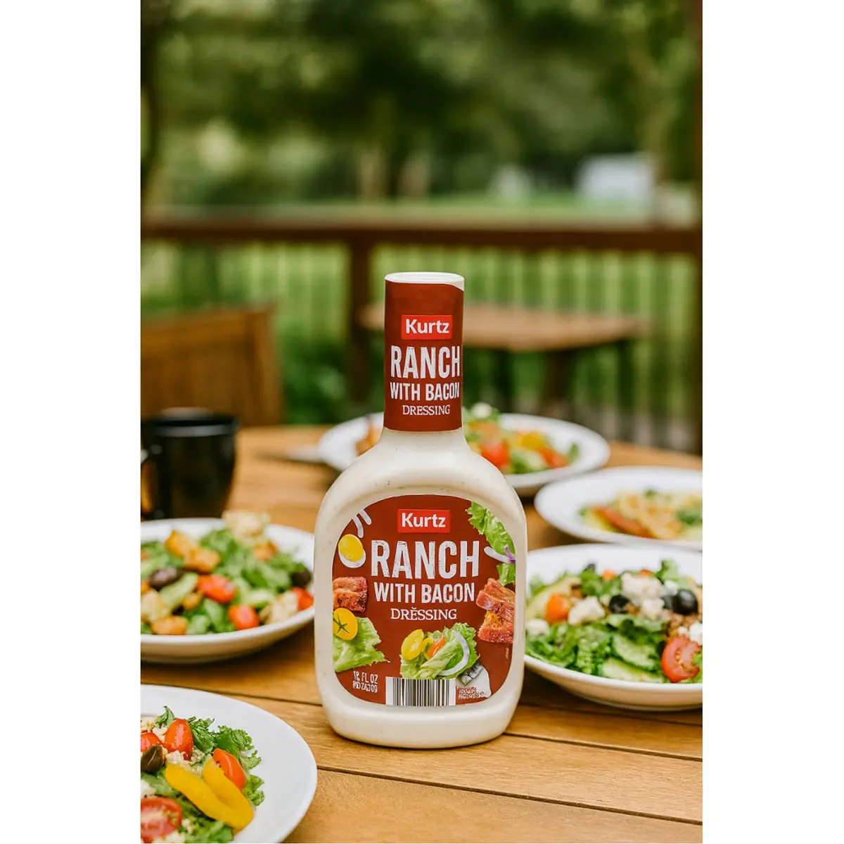 Aderezo ranch con tocino Kurtz (473 ml / 16 fl.oz) - Thumbnail 4