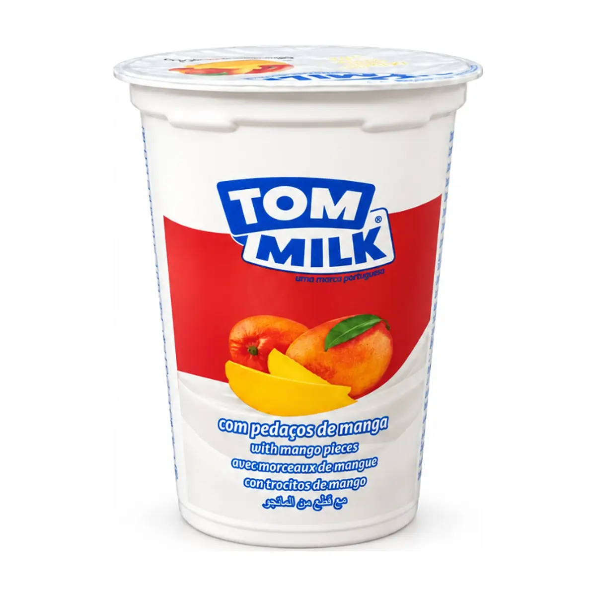 Yogurt pasteurizado sabor mango con trocitos de frutas Tom Milk (9 x 500 g / 1.10 lb) - Thumbnail 2