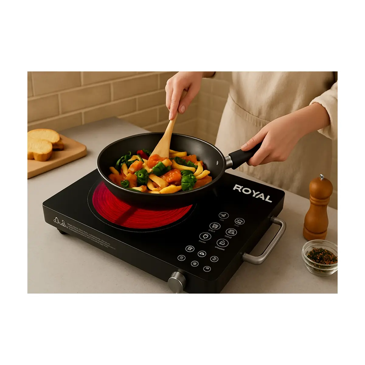 Cocina infrarroja Royal RIR1500 - Thumbnail 4