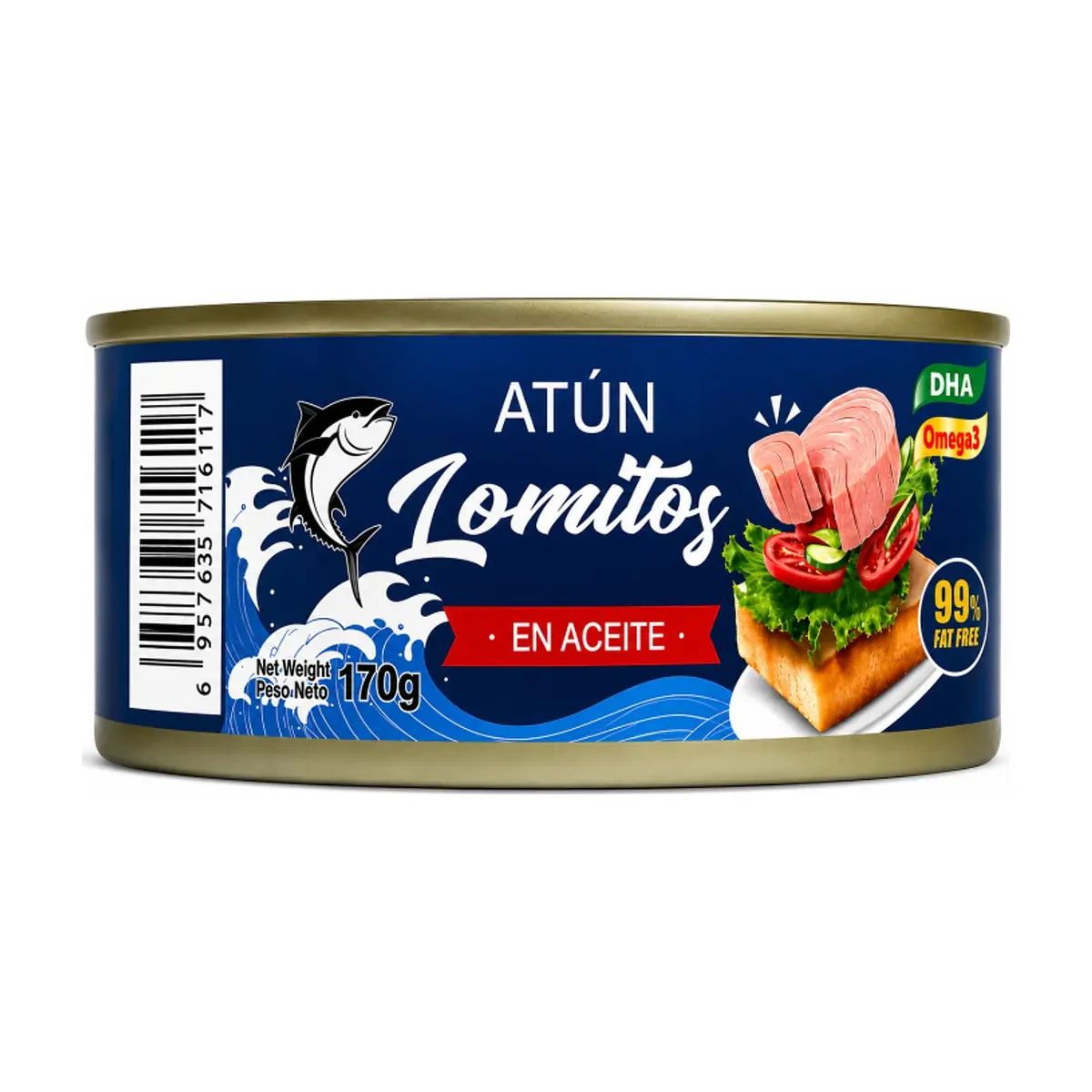 Atún lomitos en aceite Lucy (170 g / 5.99 oz)