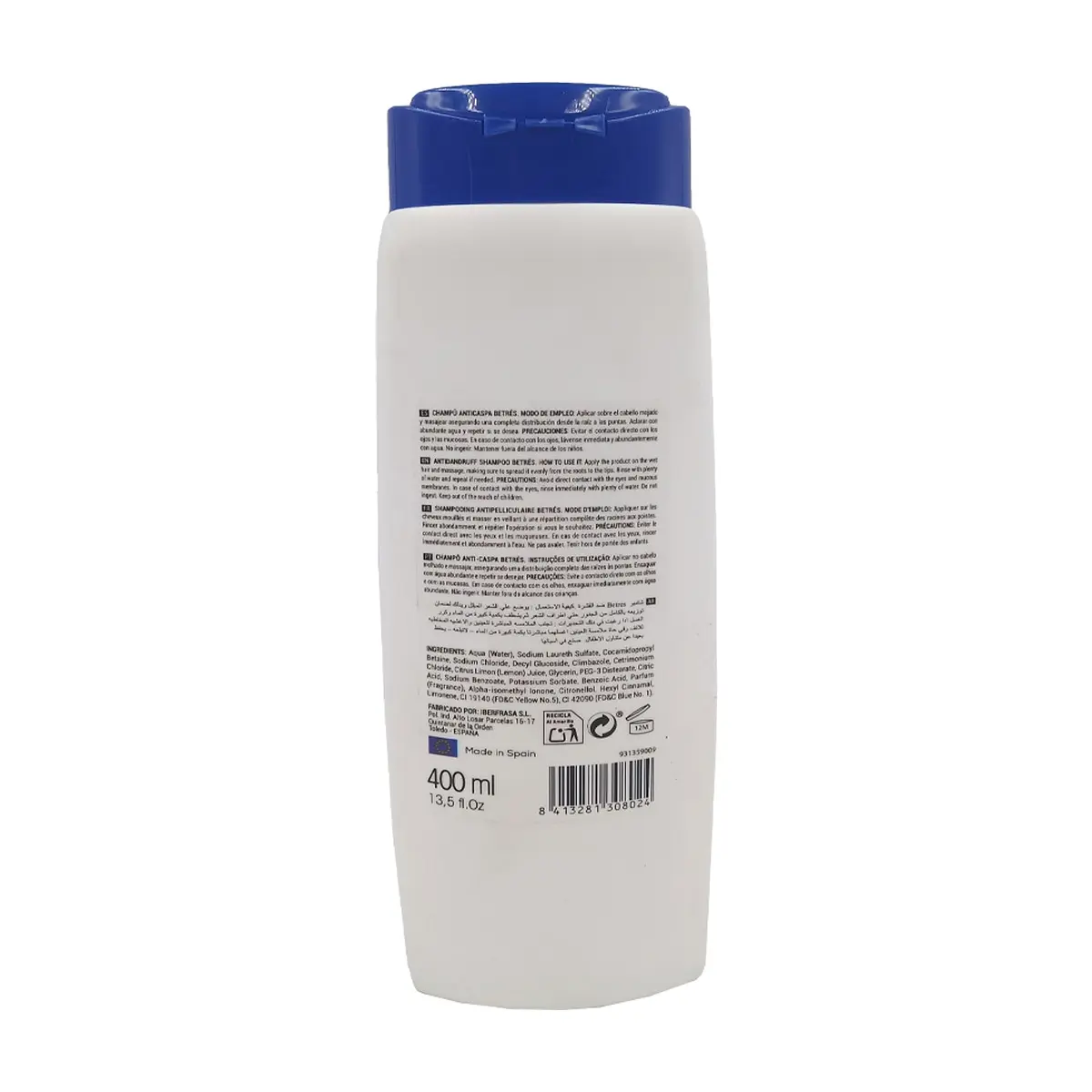 Champú anticaspa Betrés 400 ml - Miniatura 2