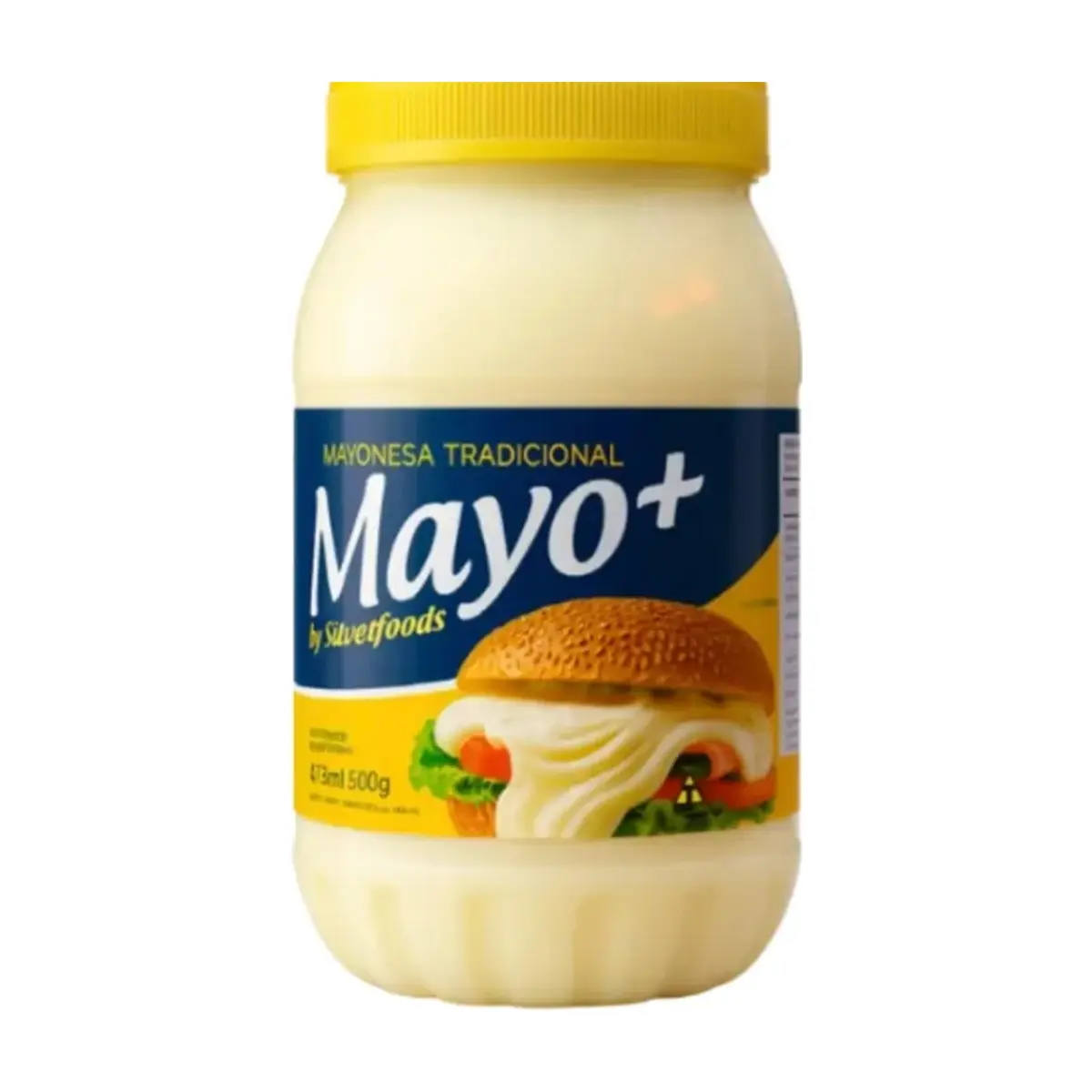 Mayonesa Tradicional Mayo+ by Silverfoods (483 ml / 500 g)