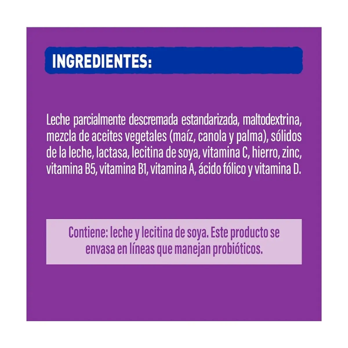Alimento en polvo deslactosado para preparar bebidas a base de leche y grasa vegetal, adicionado con vitaminas y minerales Nestlé Carnation (460 g / 1 Lb) - Thumbnail 6