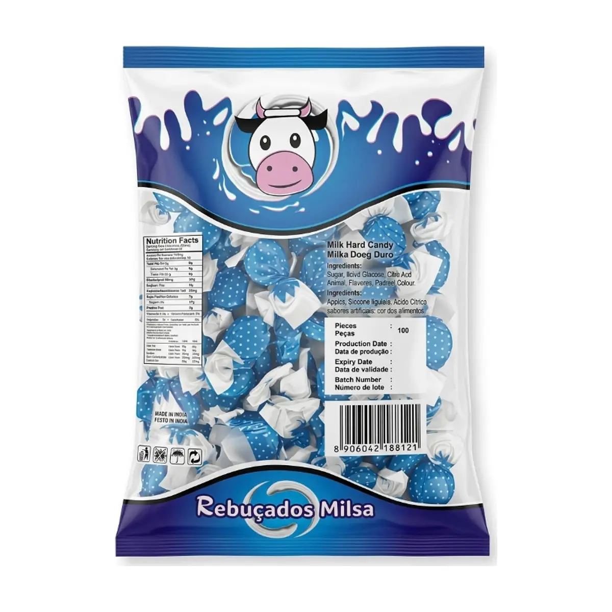 Caramelos sabor leche Samah SupaFilled (250 g / 8.81 oz) - Thumbnail 2