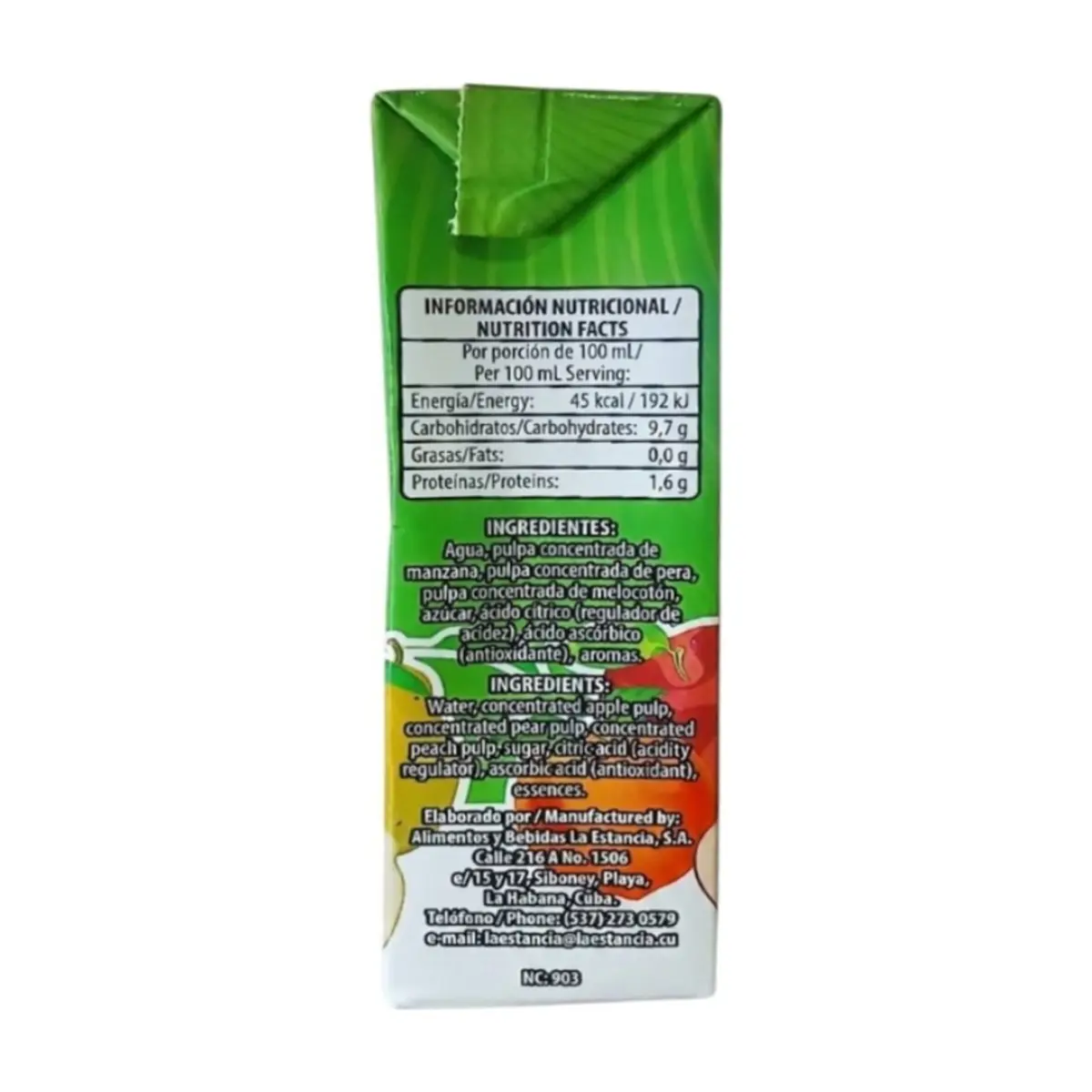 Jugo de néctar mediterráneo La Estancia (200 ml) - Miniatura 3