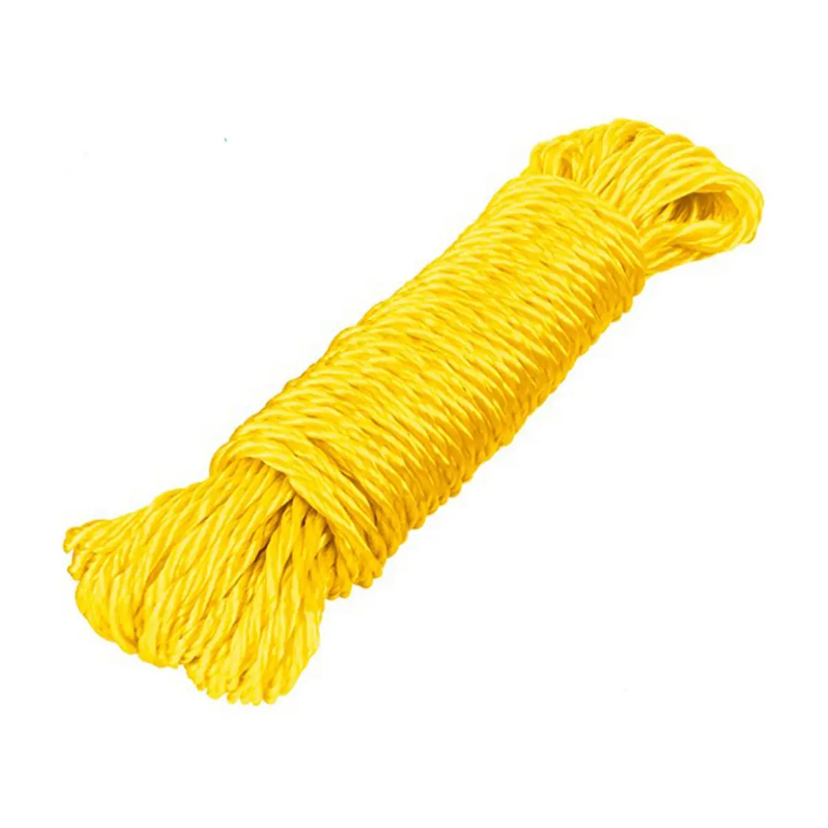 Lazo para tendedero de 10 m de largo color amarillo Klintek 55946