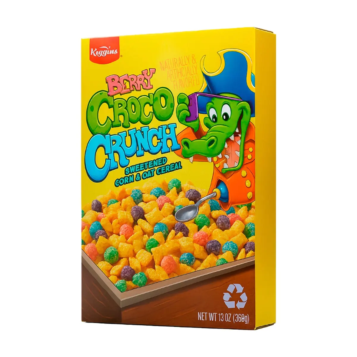 Cereales de maíz y avena endulzados Kiggins (368 g / 13 oz) - Miniatura 1