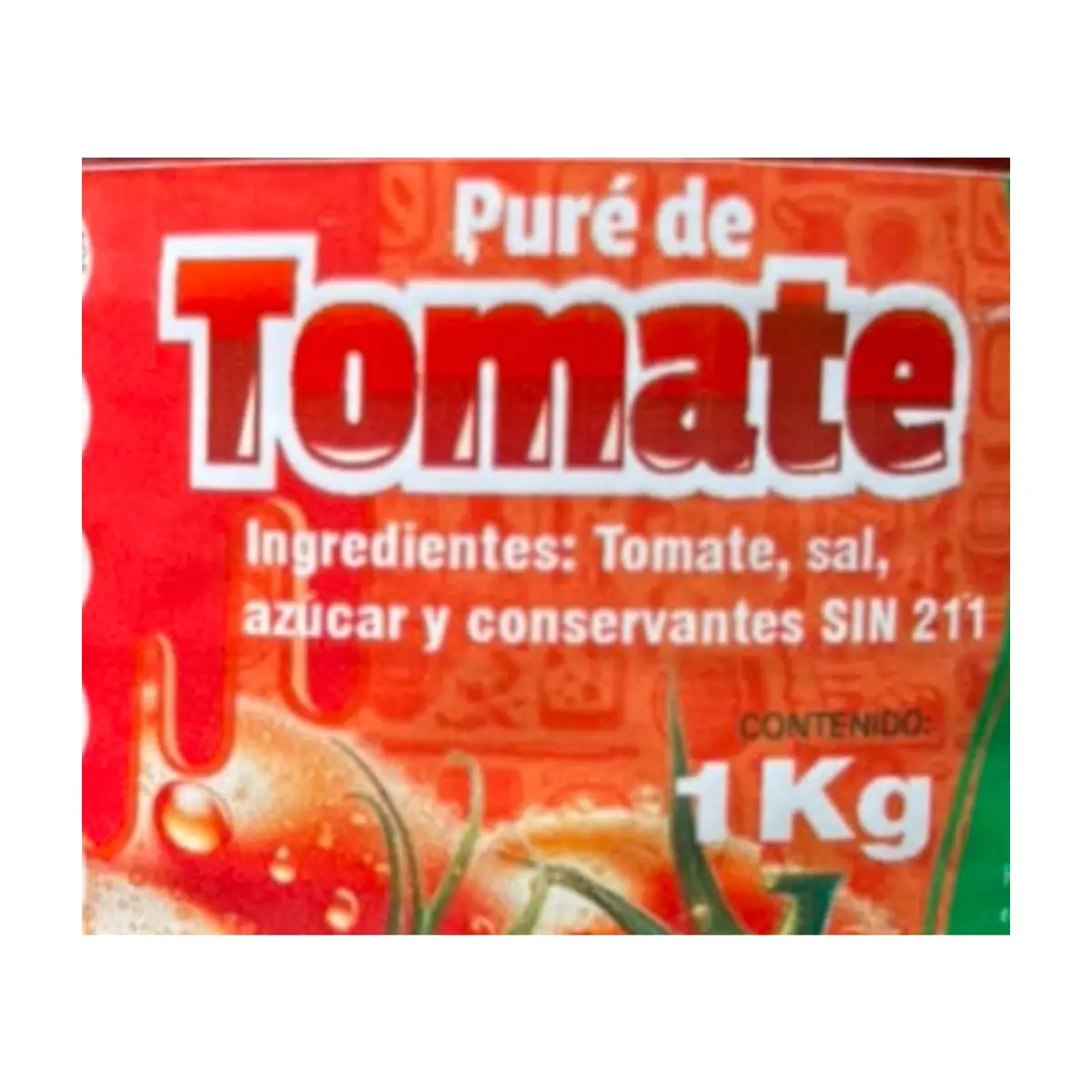 Puré de tomate El Roble (1 kg / 2.2 lb) - Thumbnail 2
