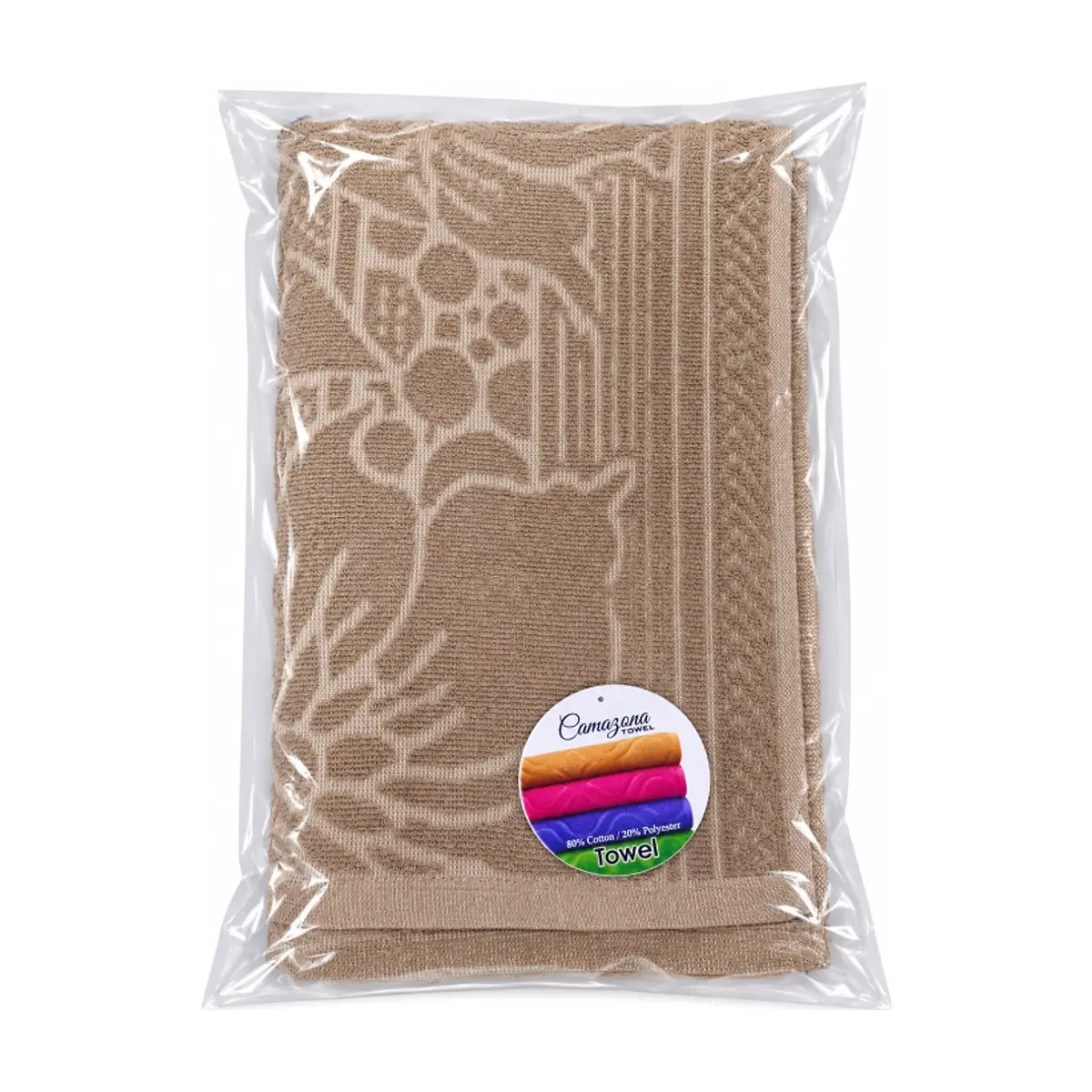 Toalla beige 71.12 × 147.32 cm Camazona - Miniatura 3