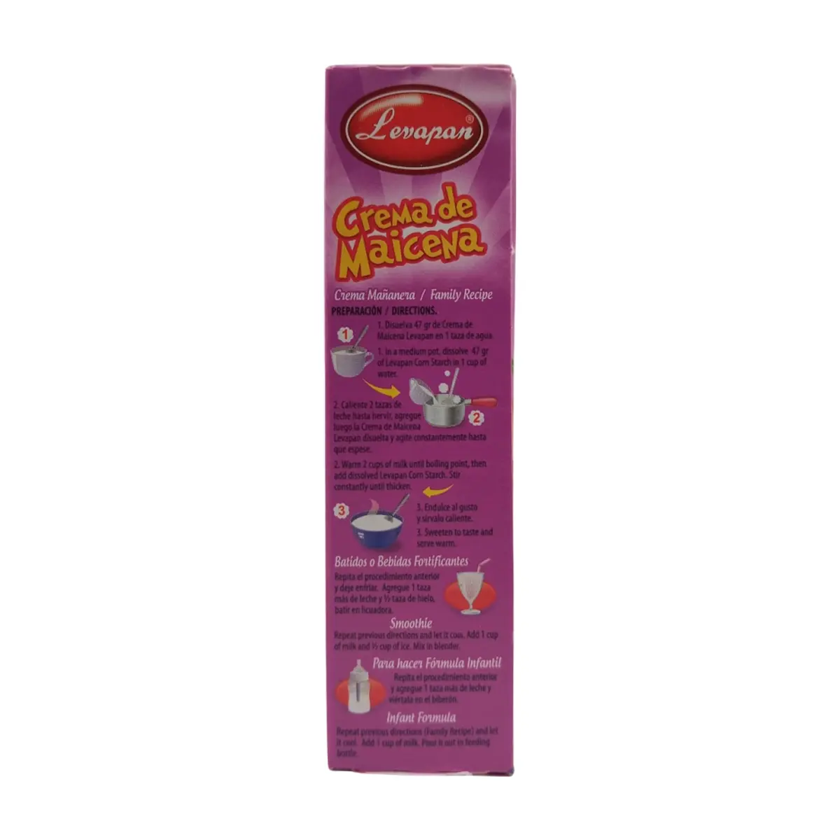Crema de maicena con sabor a ricas frutas Levapan (47 g / 1.66 oz) - Thumbnail 2