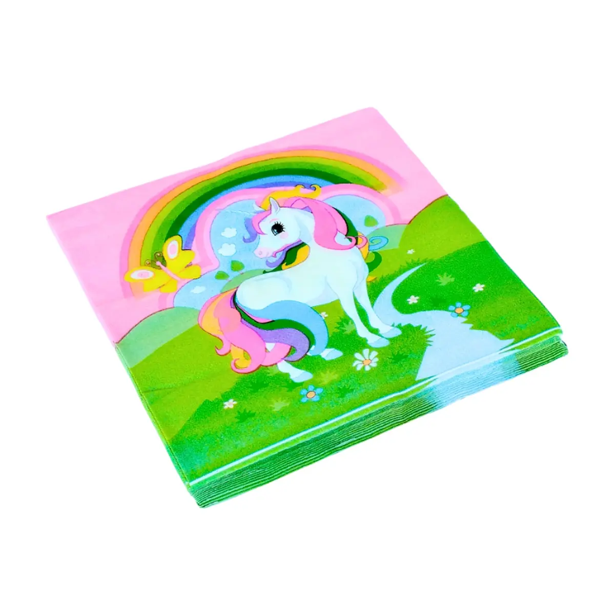 Servilleta para fiesta unicornio Tiara (20 U) - Thumbnail 3