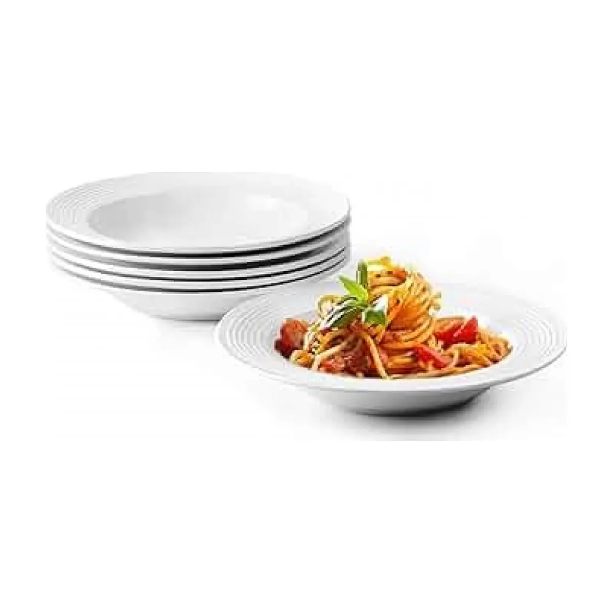 Plato hondo color blanco crema Kulsan - Thumbnail 2