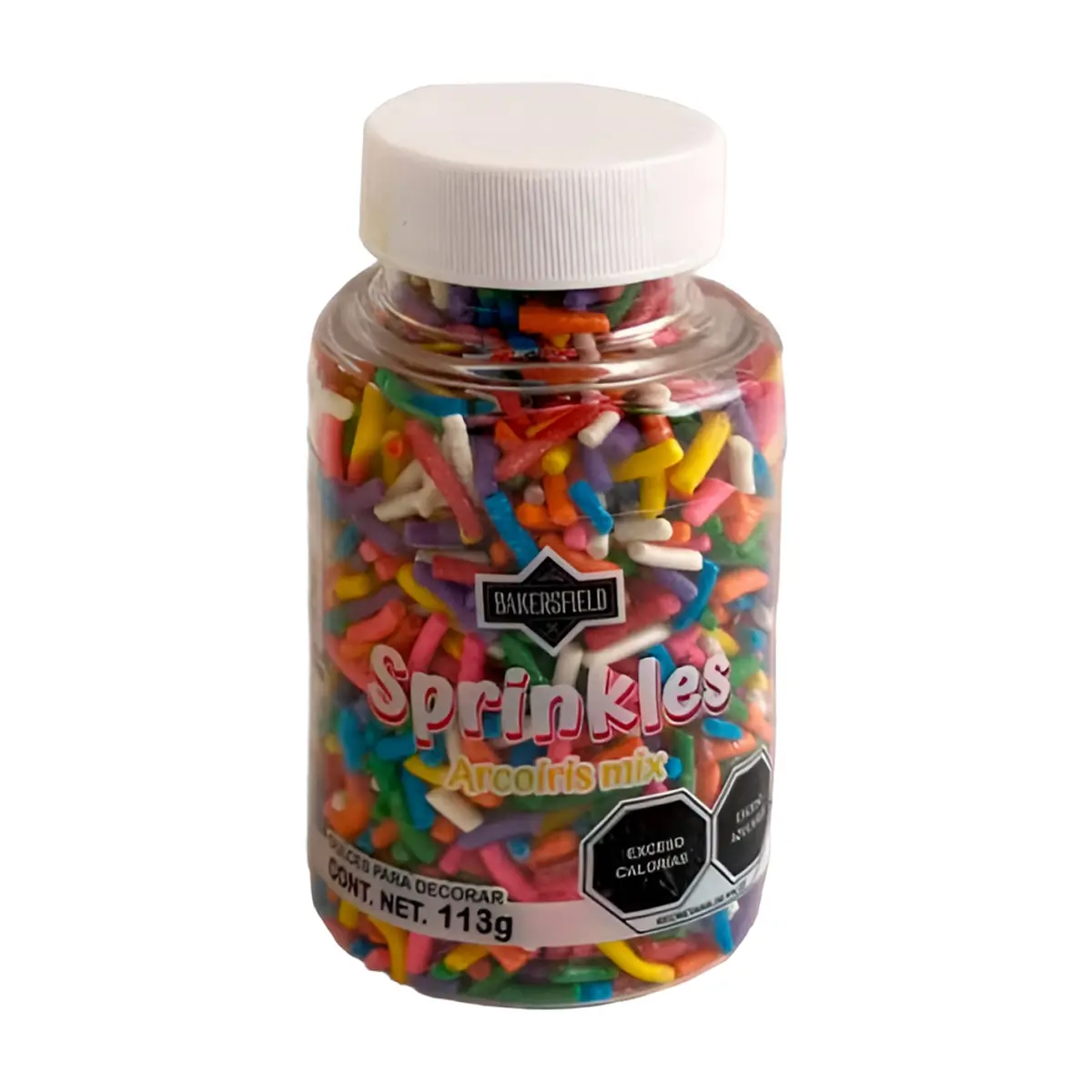 Dulces para decorar mezcla arcoiris Springles Bakersfield (113 g / 3.99 oz)