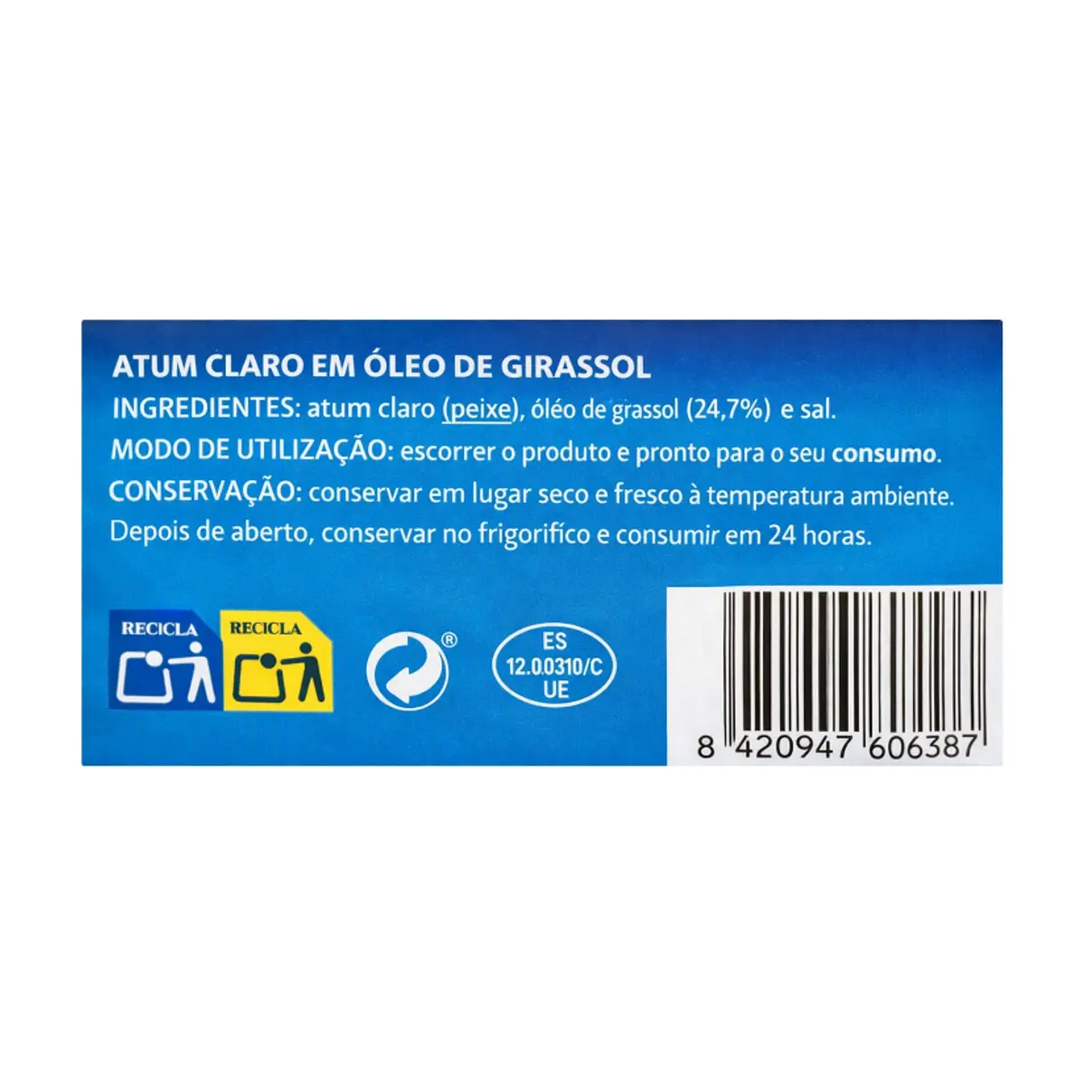 Atún claro en aceite de girasol Ayala (210 g / 7.41 oz) - Thumbnail 4