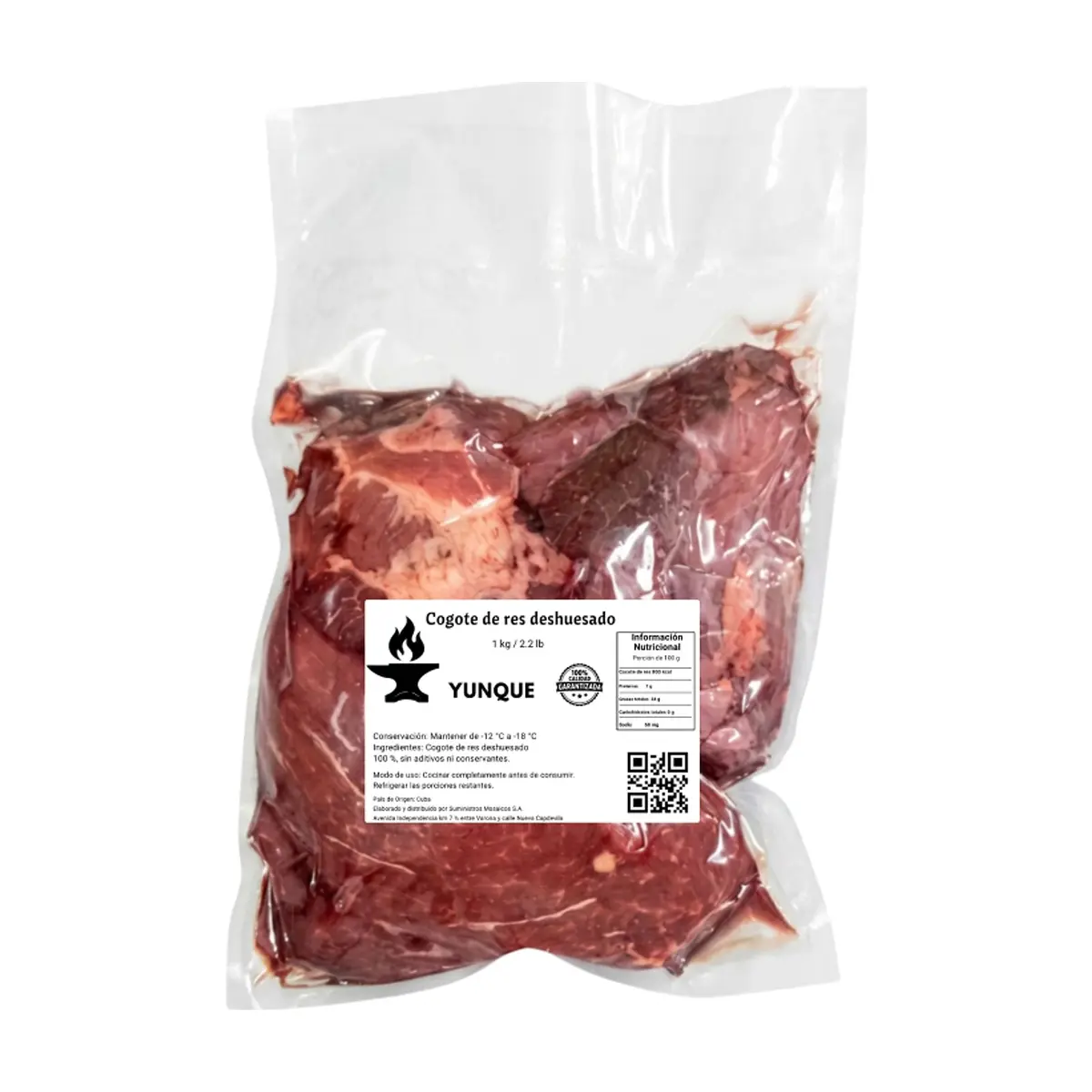 Cogote de res deshuesado Yunque (1 kg / 2.2 lb) - Thumbnail 2