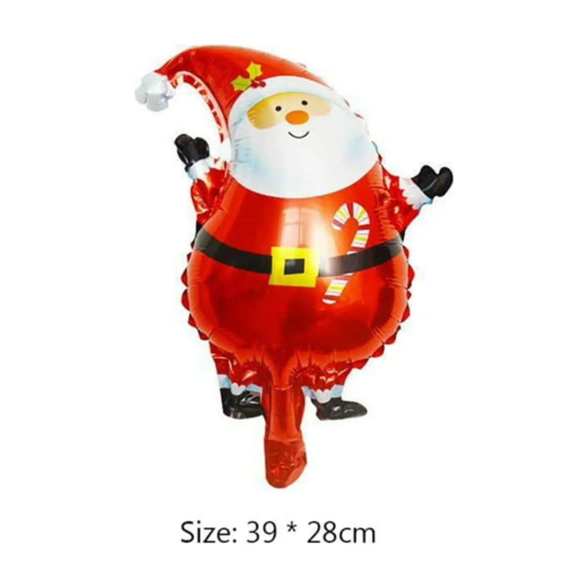 Globo en forma de Papá Noel 39 cm x 28 cm P53 - Miniatura 3