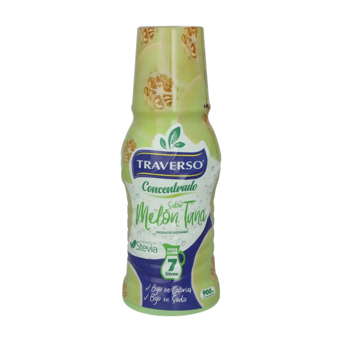 Jugo concentrado sabor melón Traverso (900 ml)