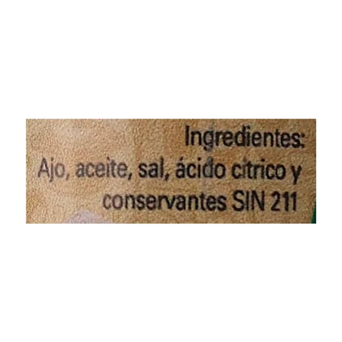 Ajo molido con aceite El Roble (500 g / 1.1 lb) - Thumbnail 3