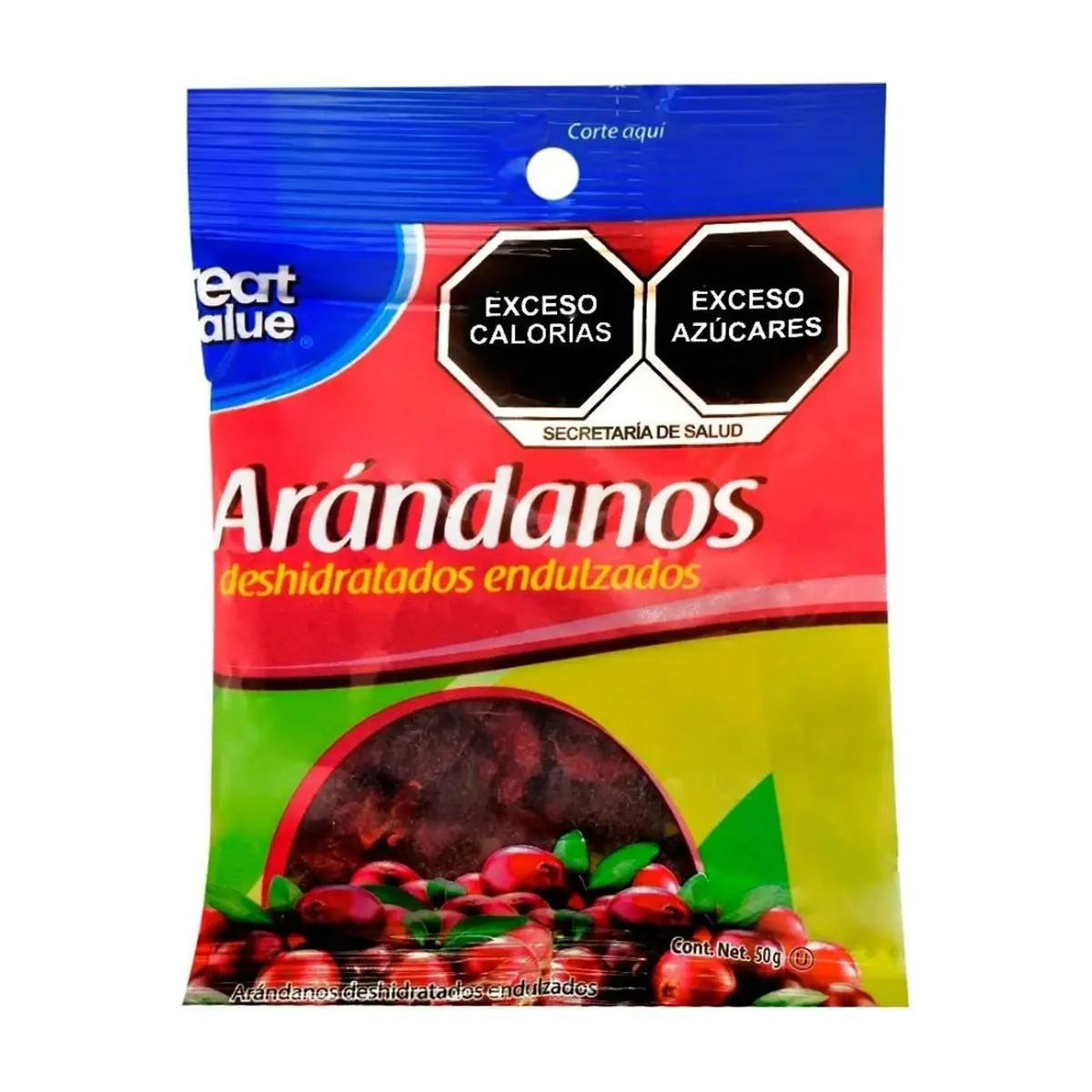 Arándanos deshidratados endulzados Great Value (50 g / 1.76 oz) - Thumbnail 4