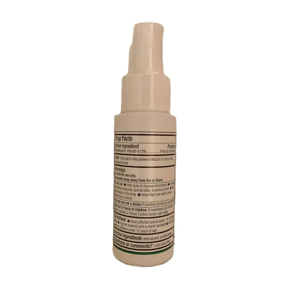 Spray antiséptico de cloruro de benzalconio 0.13 % MEDI-FIRST (59.1 ml / 2 fl.oz) - Thumbnail 2