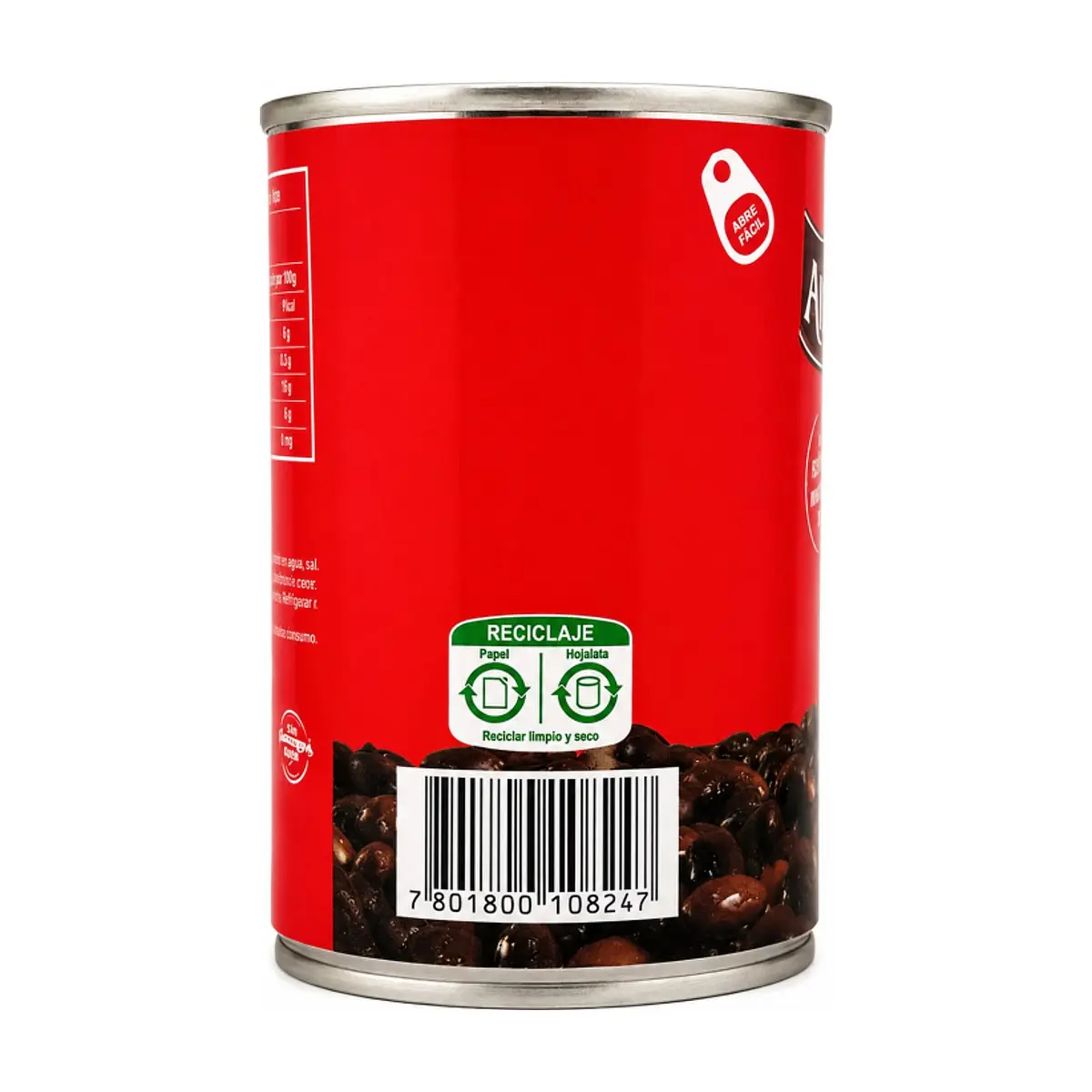 Porotos -frijoles- negros en agua Aconcagua (420 g / 14.81 oz) - Thumbnail 4