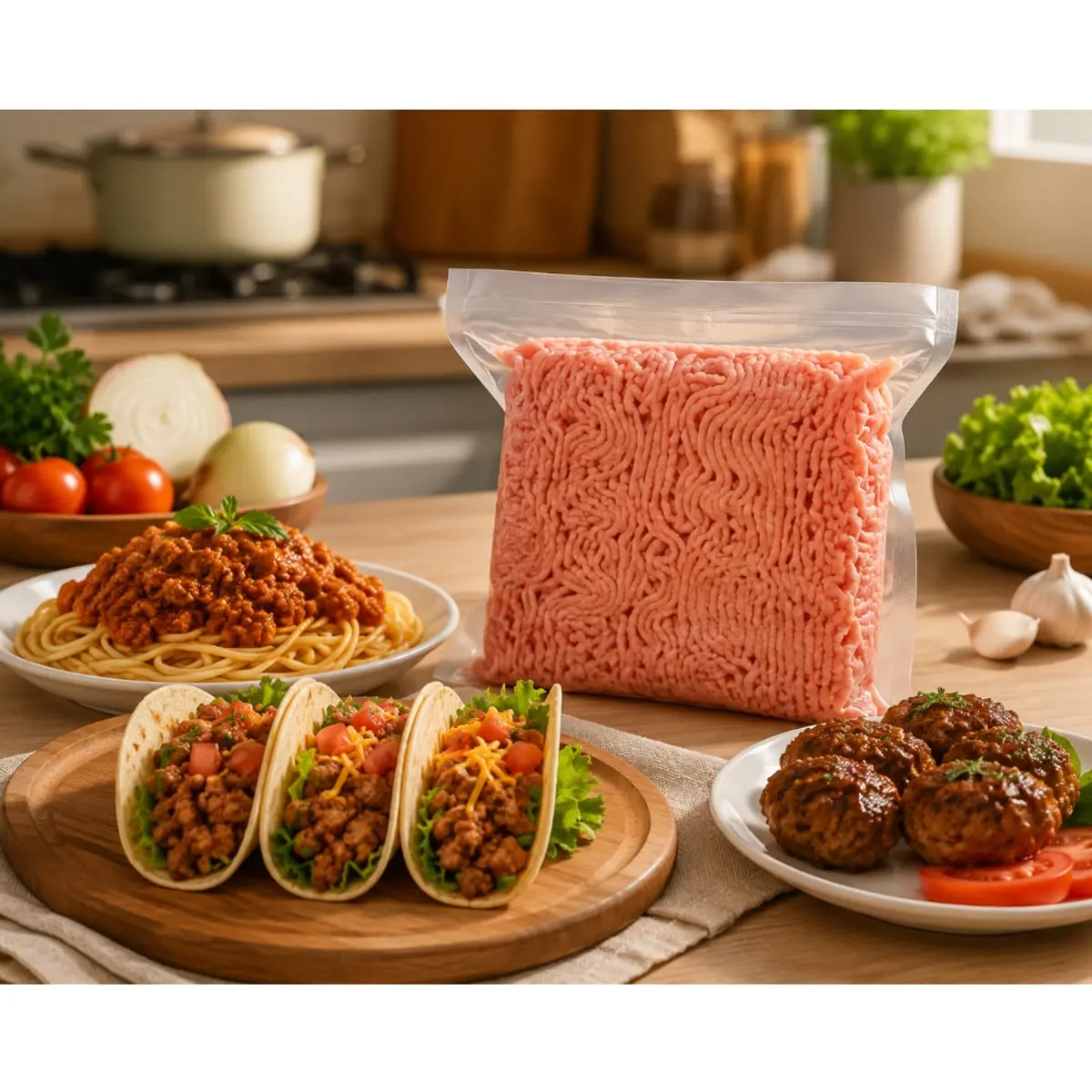 Carne de pollo separado mecánicamente Peco (1 kg / 2.2 lb) - Thumbnail 4