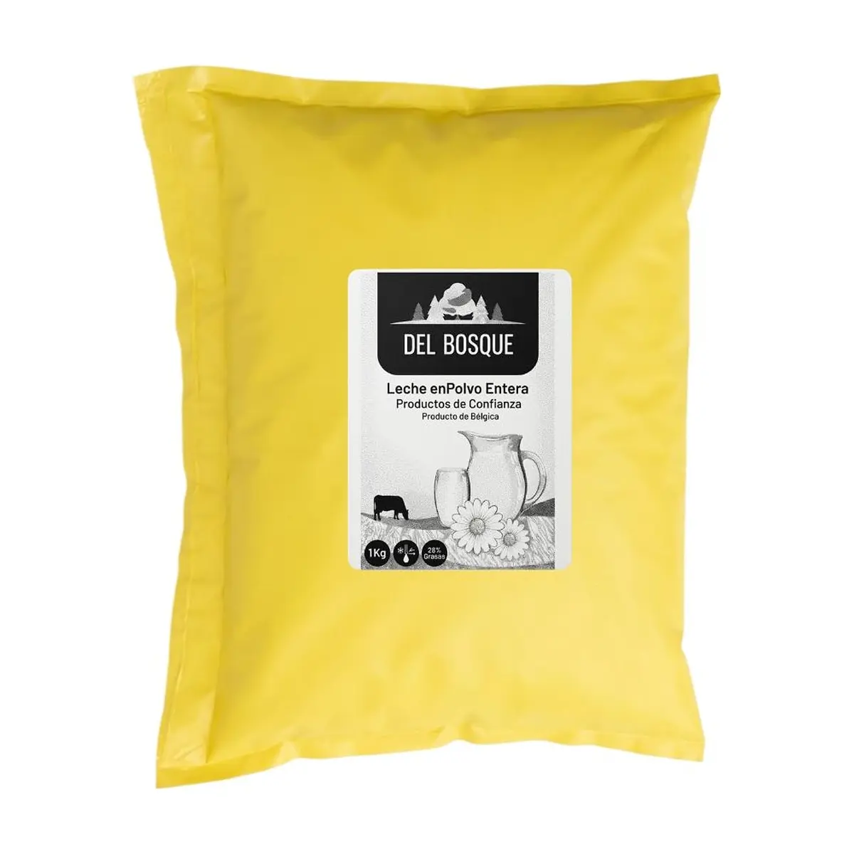 Leche en polvo entera Del Bosque (1 kg / 2.2 lb)