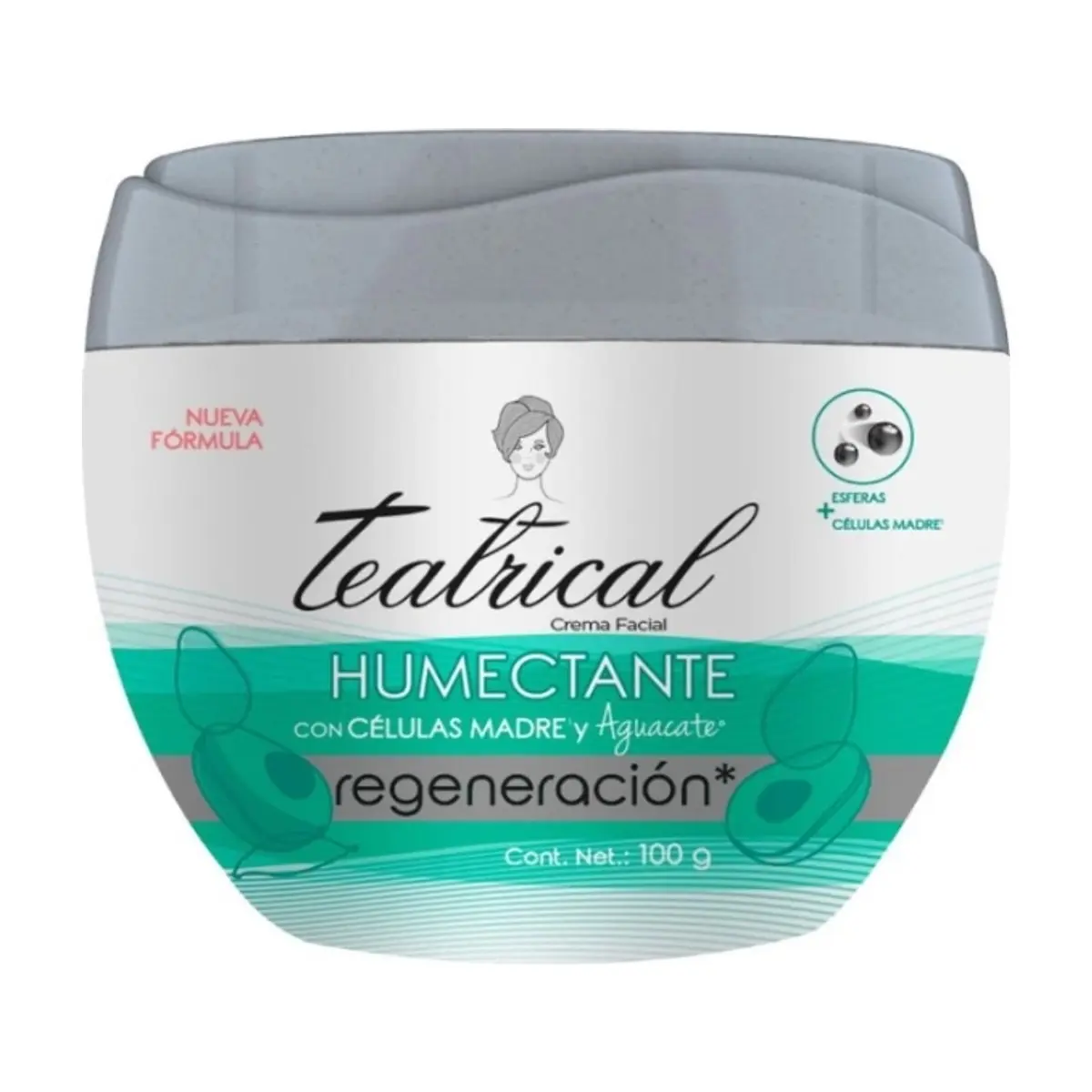 Crema facial humectante con células madre y aguacate Teatrical (100 g / 3.4 oz) - Miniatura 2