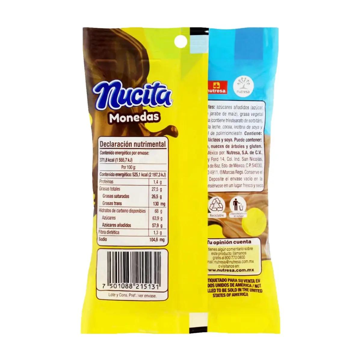Dulce sabor a chocolate Monedas Nucita (70.8 g / 2.5 oz) - Thumbnail 2