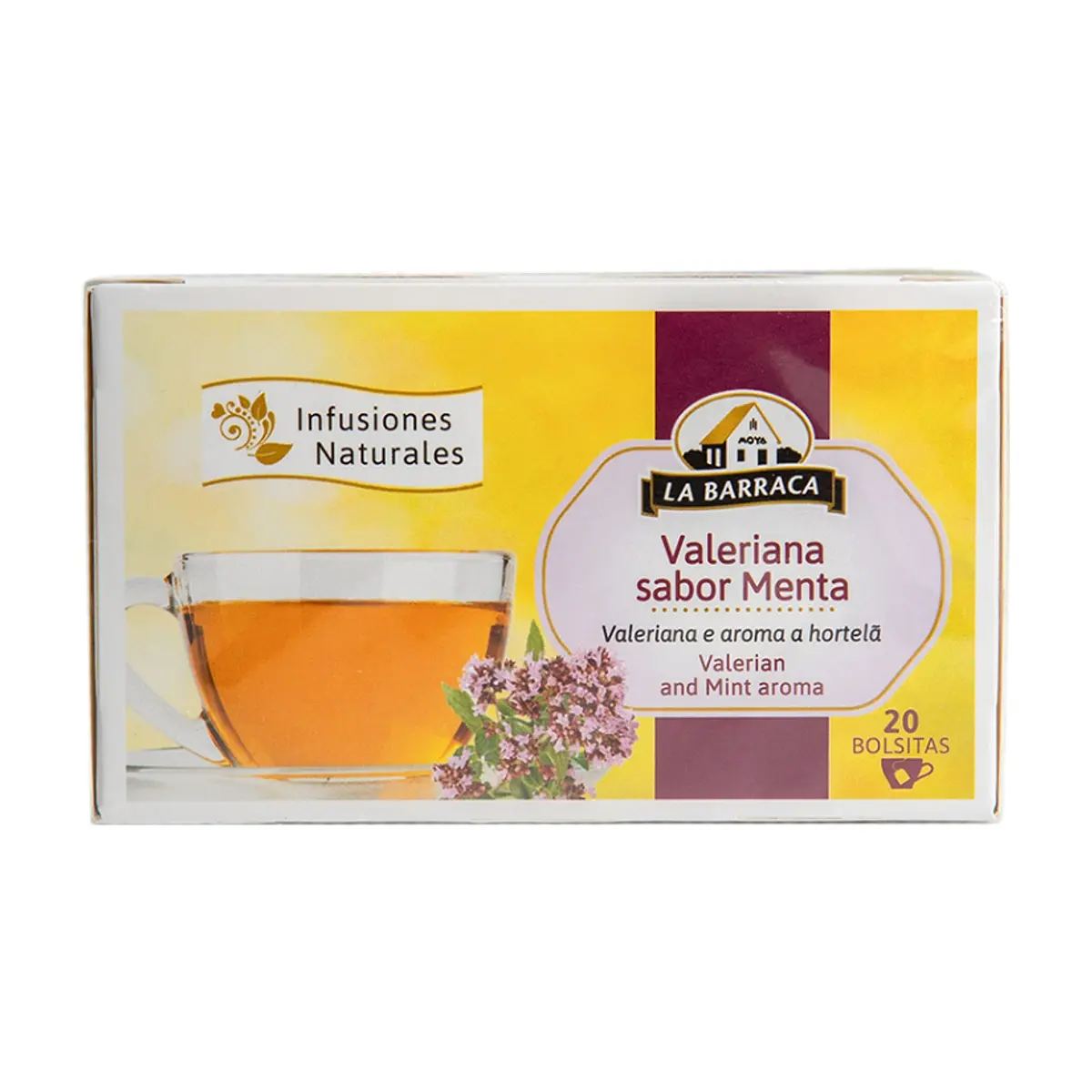 Té valeriana sabor menta La Barraca (30 g / 1.05 oz)