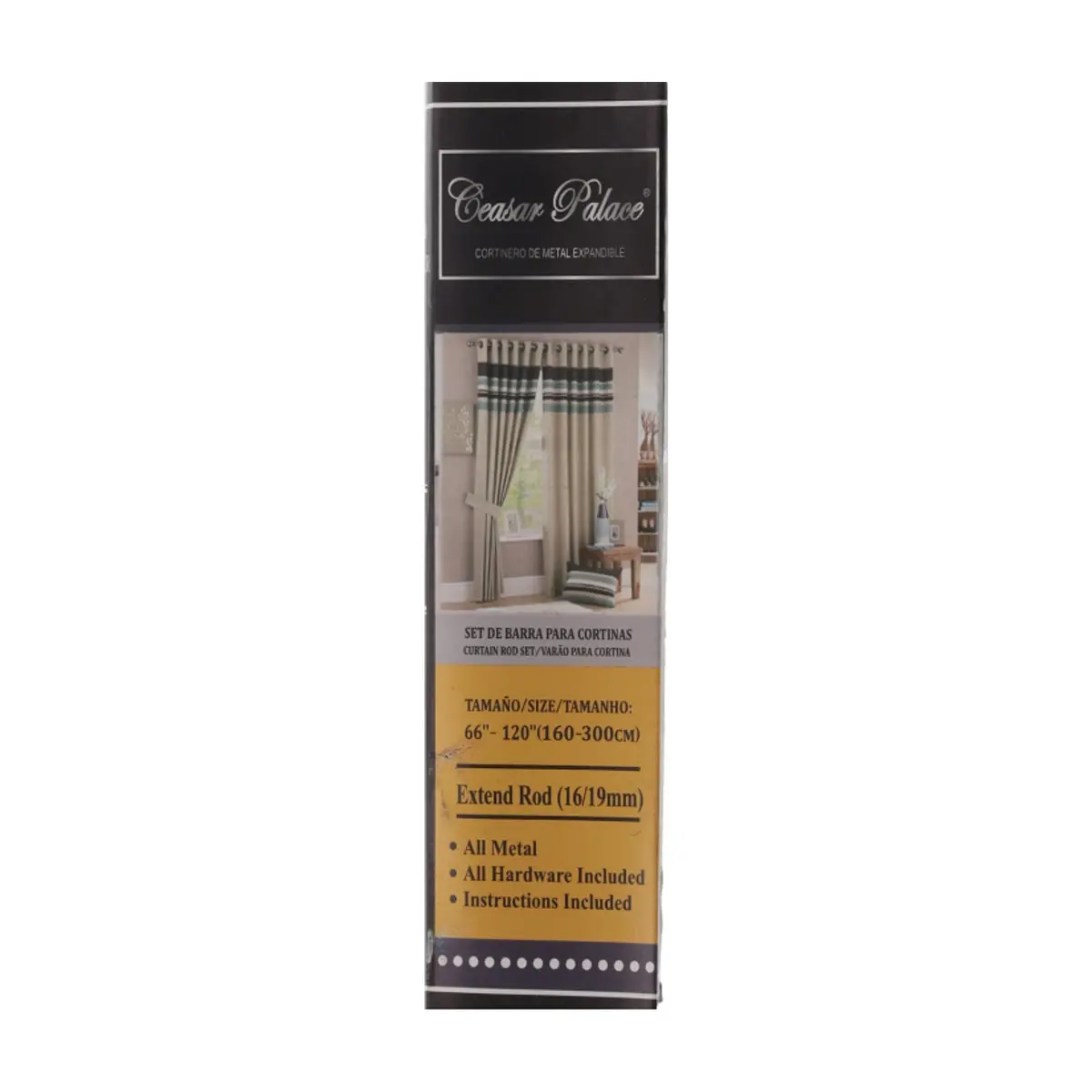 Set de barra para cortinas Ceasar Palace 160 a 300 cm - Miniatura 2