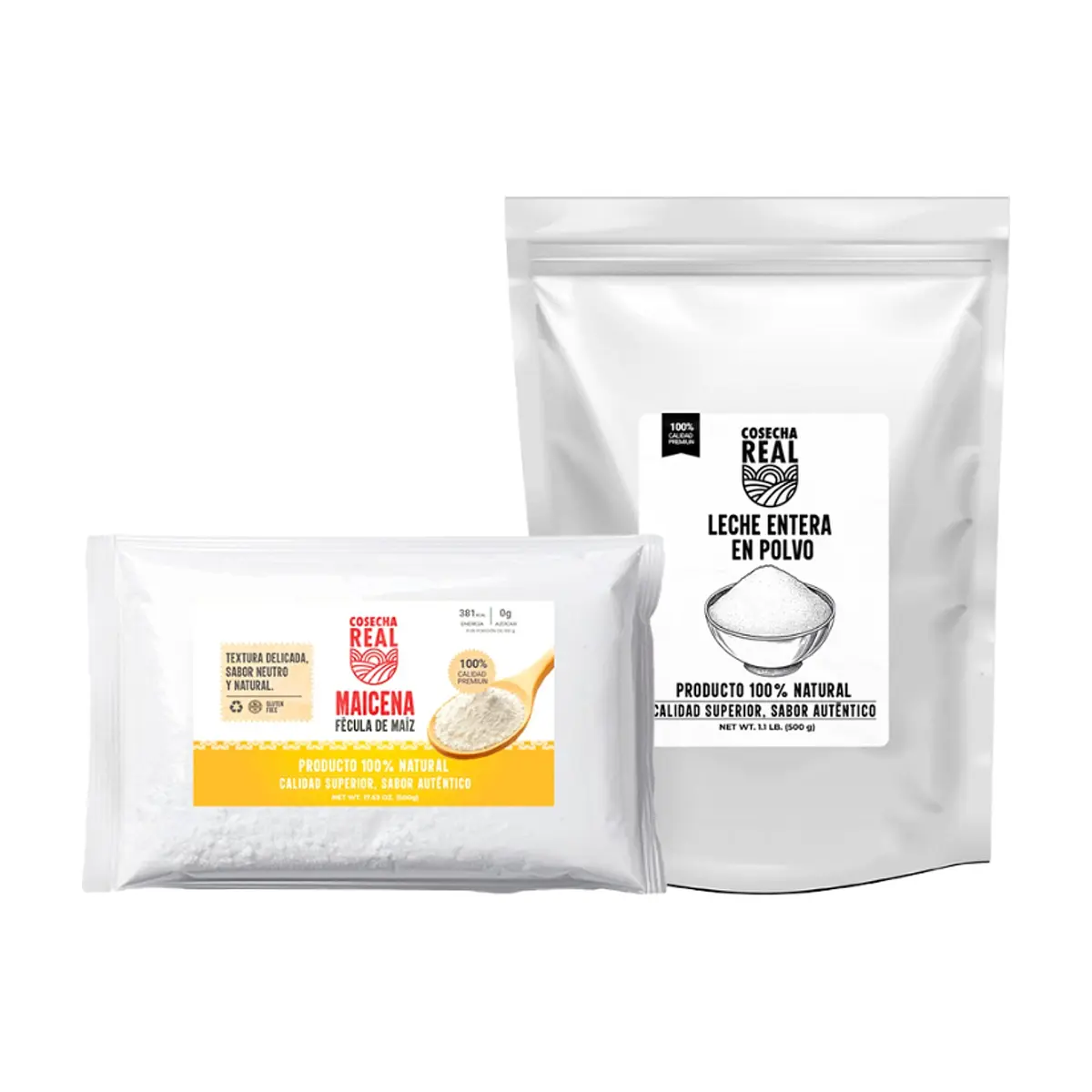 Combo para dulce: Maicena Cosecha Real + Leche entera en polvo Cosecha Real - Miniatura 1