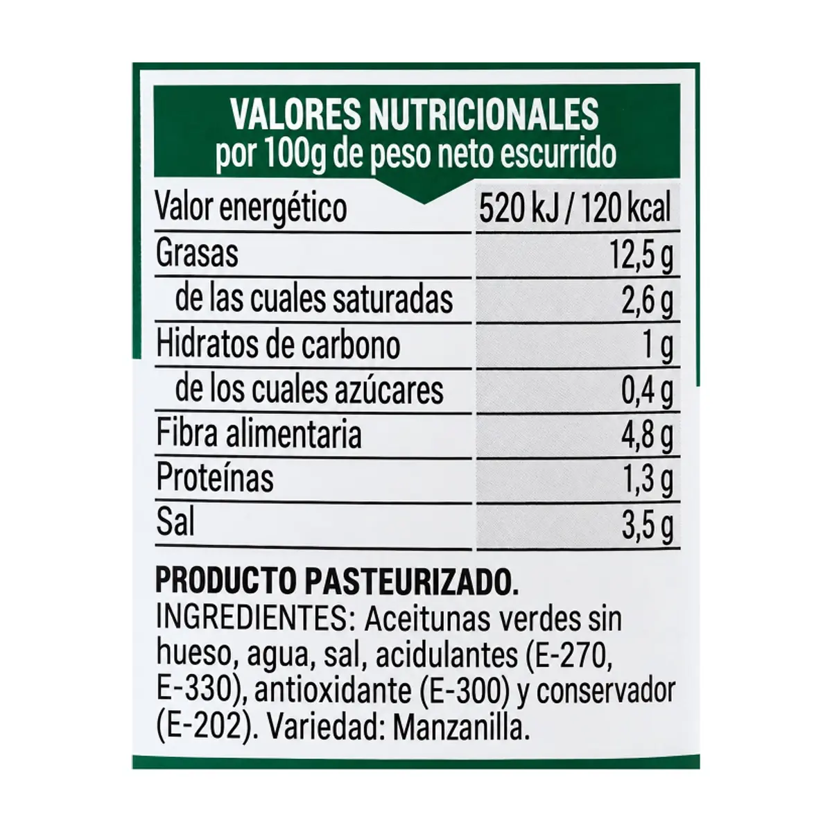 Aceitunas verdes sin hueso Vima Foods (290 g / 10.22 oz) - Thumbnail 4