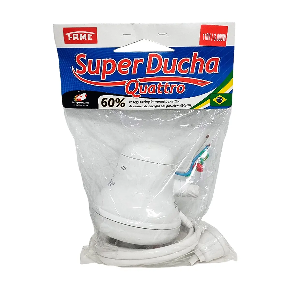 Ducha eléctrica modelo Super Ducha Quattro 4T Fame - Thumbnail 2
