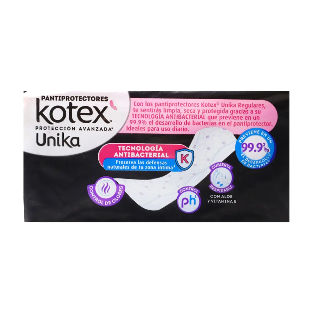 Pantiprotectores - Diarias - Kotex (22 U) - Thumbnail 4