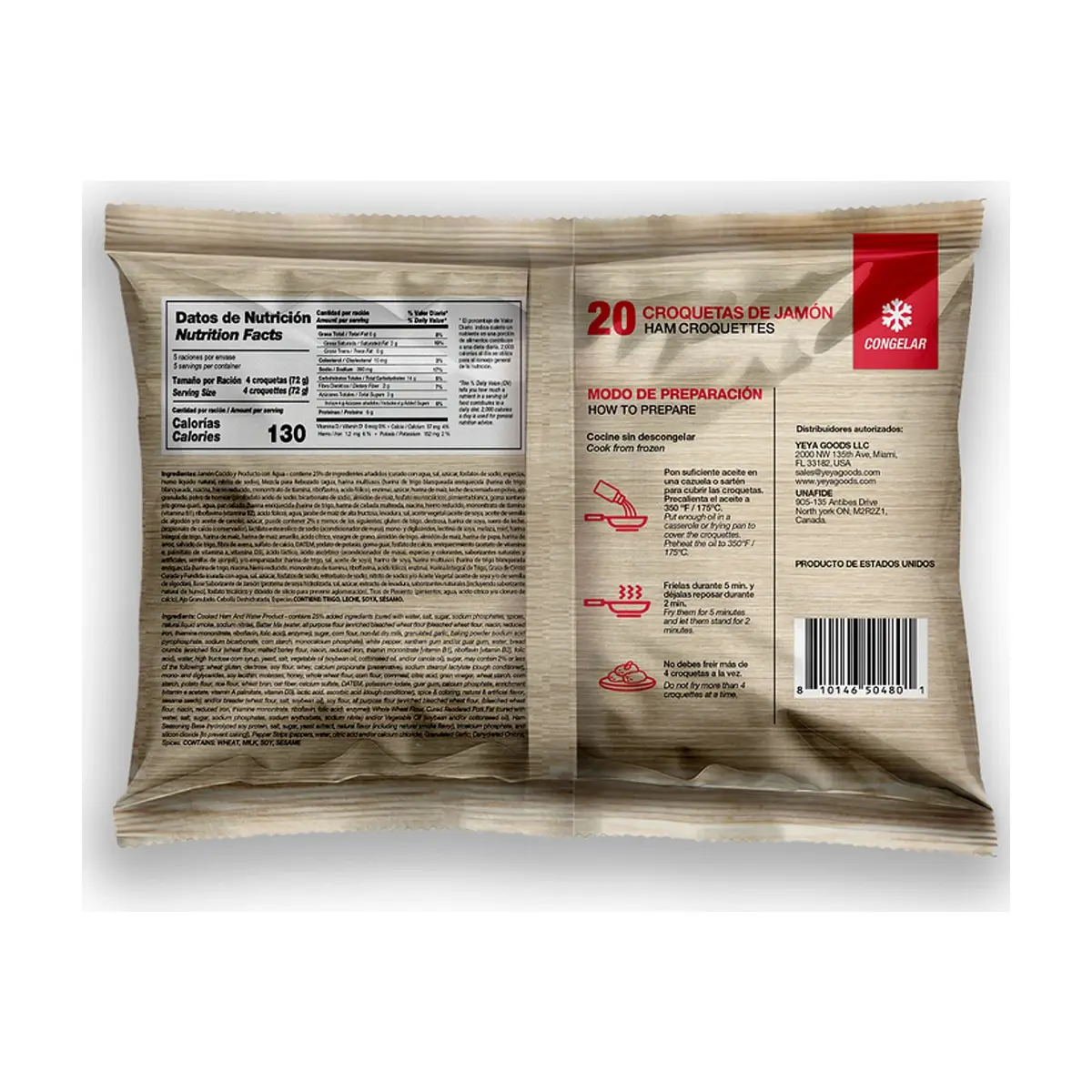 Croquetas de jamón YEYA (363 g / 12.8 oz) - Thumbnail 2