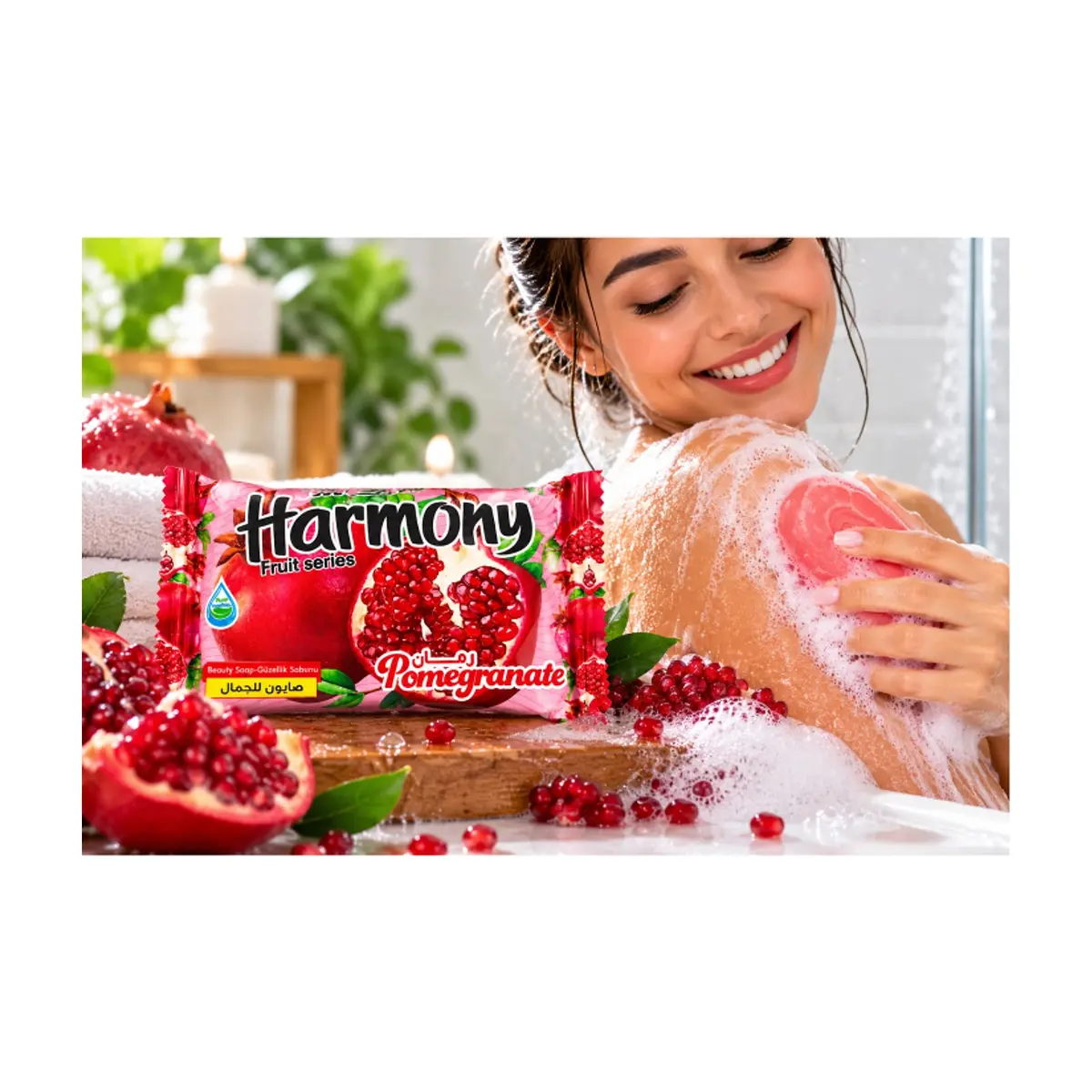 Jabón de belleza aroma a granada Harmony (70 g / 2.46 oz) - Thumbnail 4