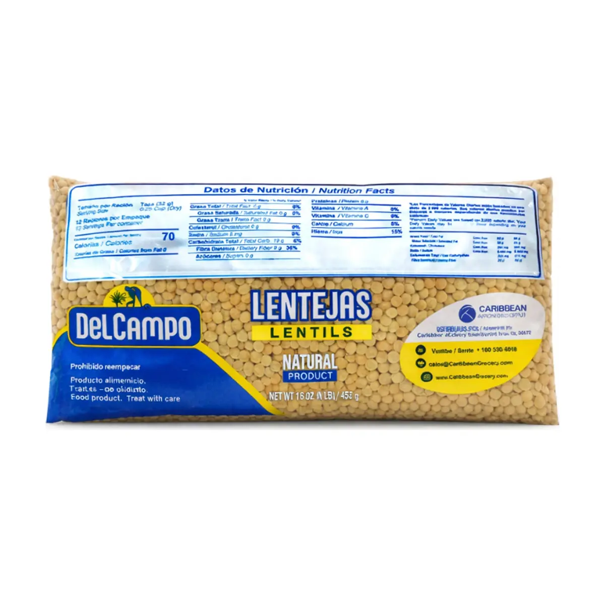 Lentejas Del Campo (454 g / 1 lb) - Thumbnail 5