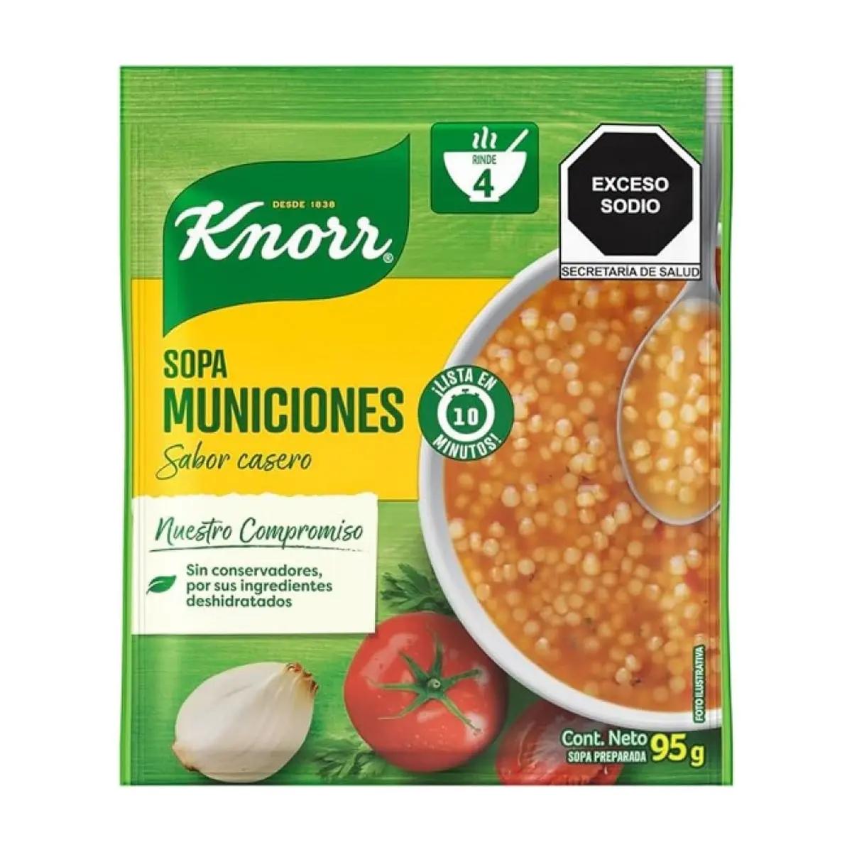 Sopa de municiones Knorr (95 g / 3.35 oz) - Thumbnail 2