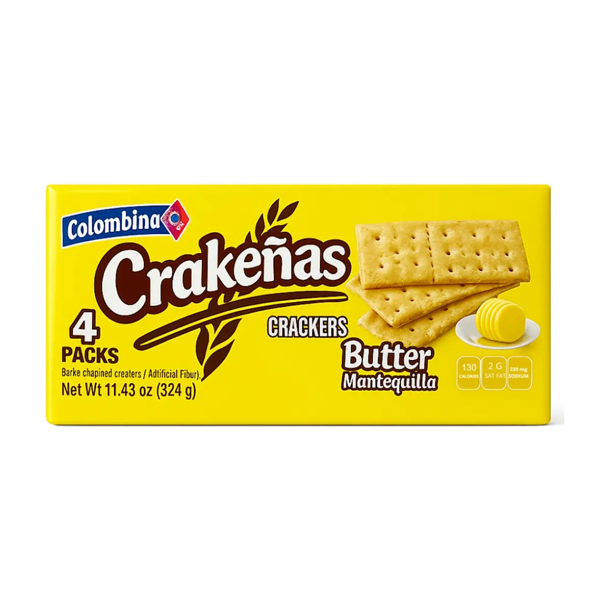 Galletas sabor a mantequilla Crakeñas (324 g / 11.43 oz)