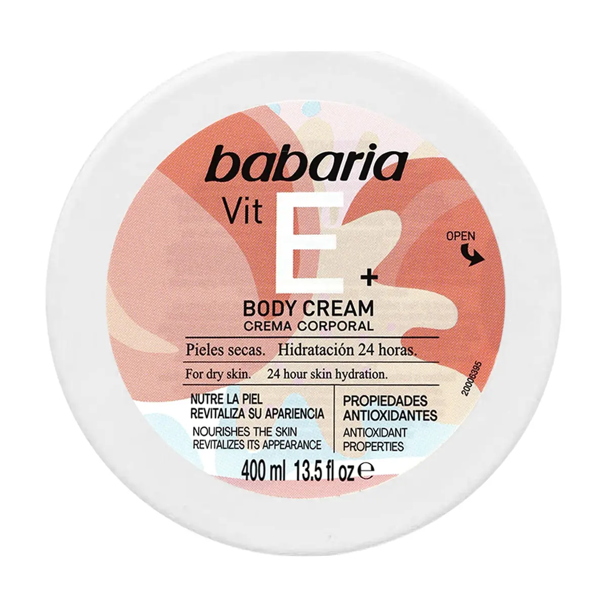 Crema corporal hidratante con vitamina E Babaria (400 ml) - Thumbnail 4