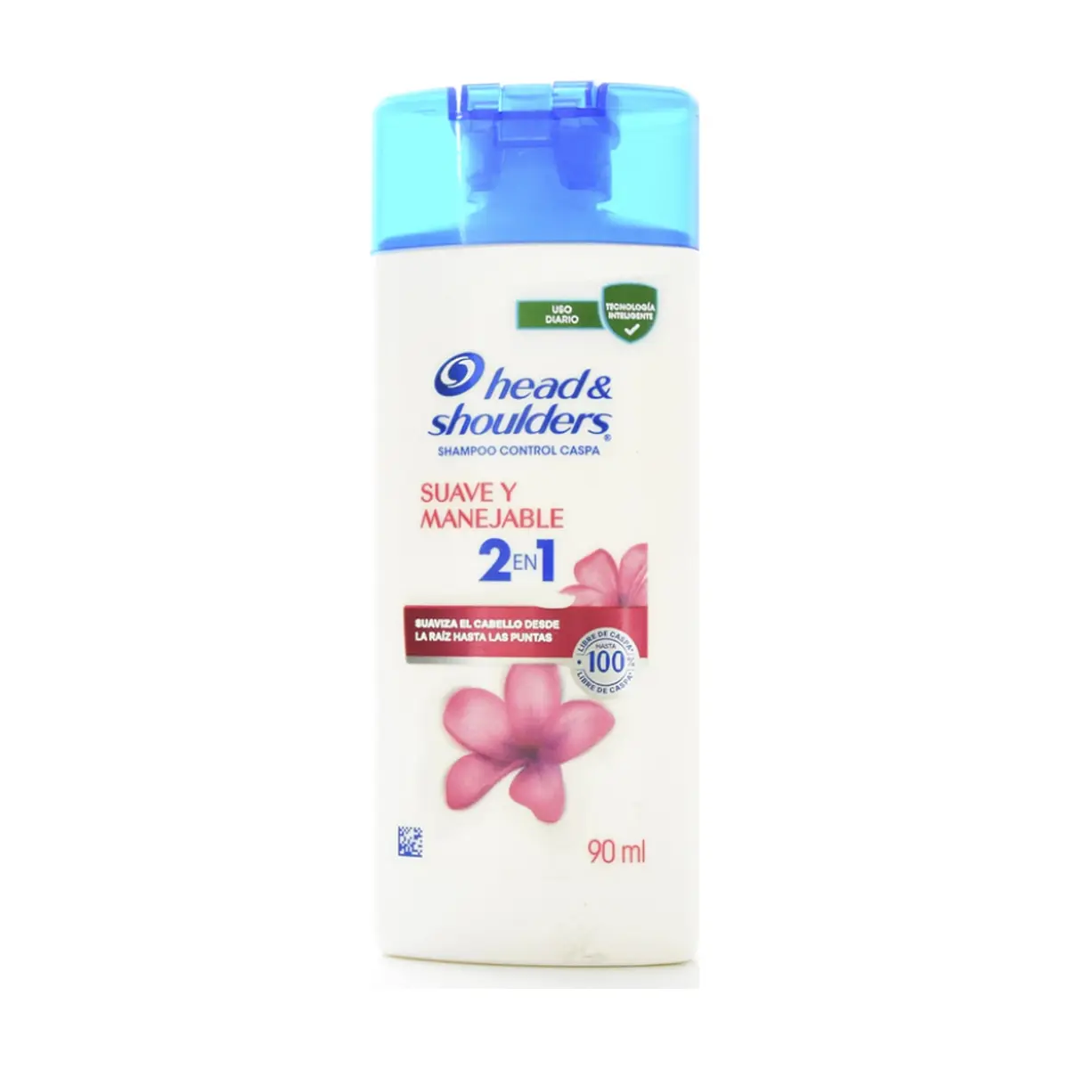 Champú control de caspa 2 en 1 suave y manejable Head & Shoulders (90 ml) - Miniatura 1