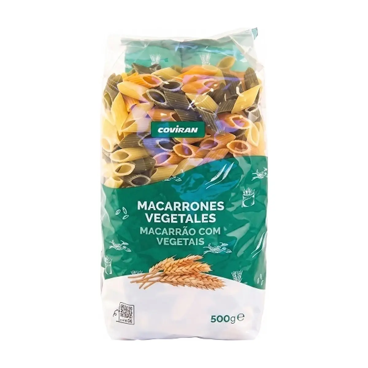 Pastas Macarrones Vegetales (500 gr) COVIRAN